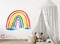 Rainbow Wall decal, Watercolor rainbow decal, Nursery rainbow decal, Rainbow wall sticker, removable rainbow decal, Large rainbow wall product 2